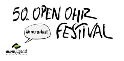 50. Open Ohr Festival mit BUNDjugend-Logo